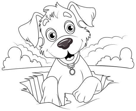 coloring-page-outline-cute-dog_1308-146448